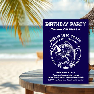 Invitation Fête d'anniversaire-Poisson