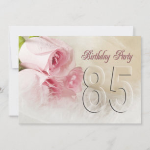 Invitation fête d'anniversaire pour 85 ans