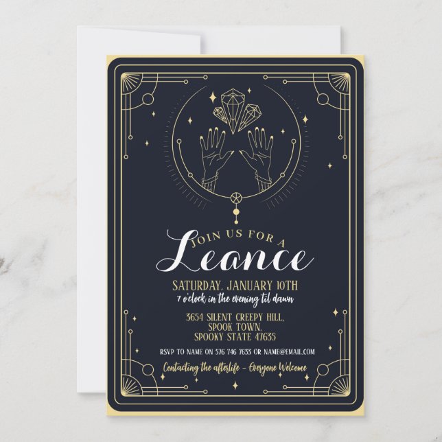 Invitation Fête d'anniversaire pour adulte (Devant)