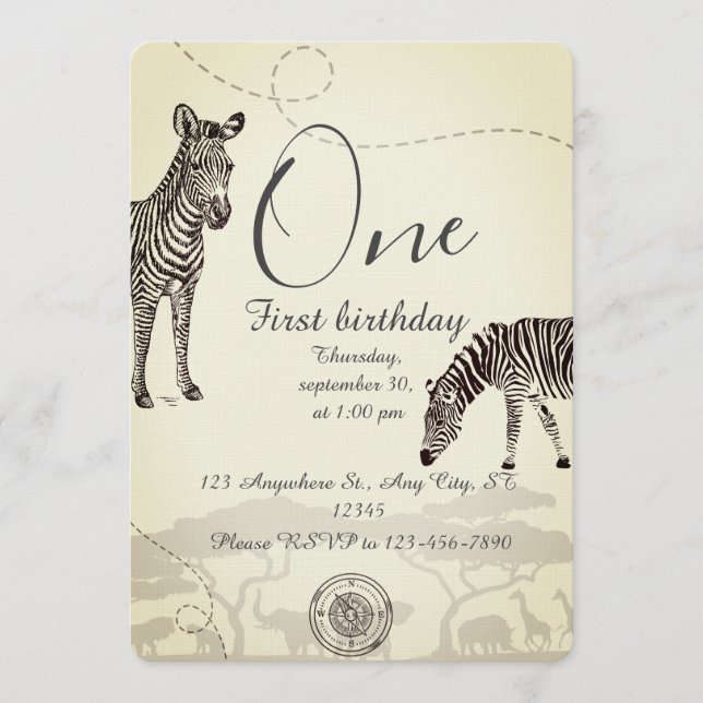 Invitation Fête d'anniversaire pour enfants (Devant)