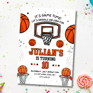 Invitation Fête d'anniversaire pour enfants sur le thème des 