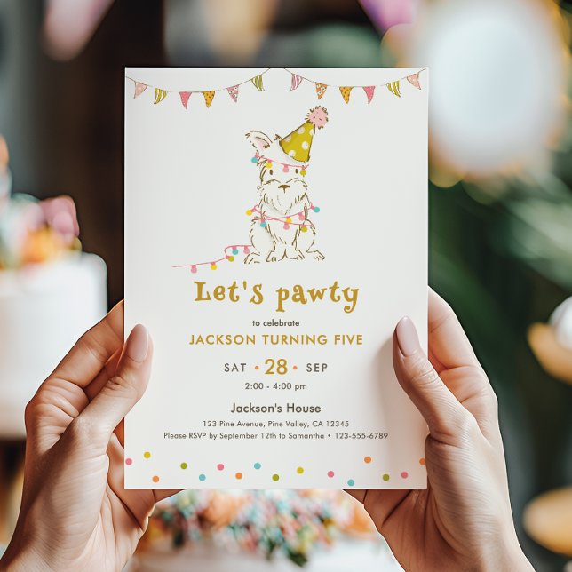 Invitation Fête d'anniversaire pour enfants sur le thème du c (Créateur téléchargé)