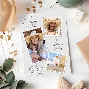 Invitation Fête d'anniversaire pour les 3 ans