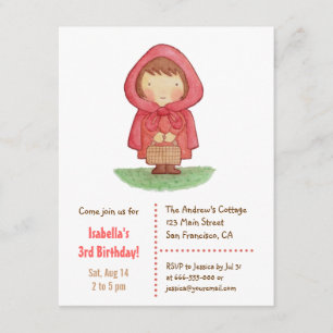 Invitation Fête d'anniversaire pour les petites filles du Pet