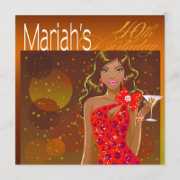 Fête d'anniversaire Pretty Lady Cocktail Party amb