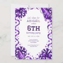 Fête d'anniversaire Purple Cheer