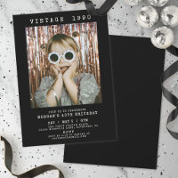 Fête d'anniversaire rétro vintage