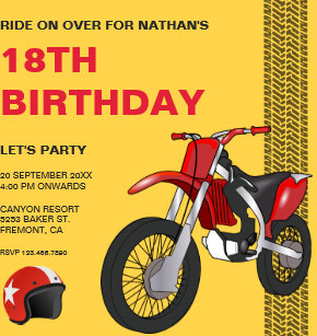 Invitations Faire Part Motocross Zazzle Fr Invitations Faire Part Motocross Zazzle Fr