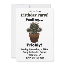 Fête d'anniversaire sassy et épineuse de cactus