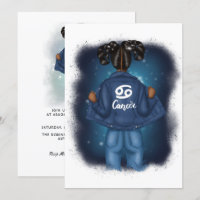 Fête d'anniversaire Signe du zodiaque Cancer Afro-