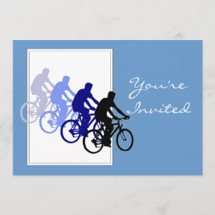 Invitation Fête d'anniversaire sur mesure, vélo, vélo, vélo