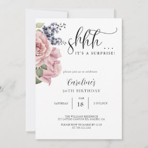 Invitation Fête d'anniversaire surprise