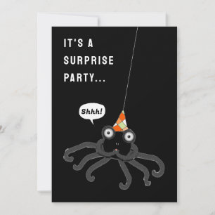 Invitation Fête d'anniversaire surprise Halloween