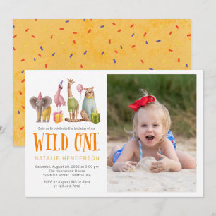 Invitation Fête d'anniversaire Wild One