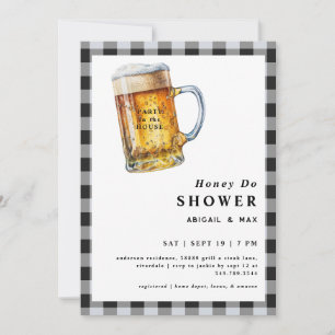 Invitation Fête dans la maison Honey Do Couple Mariage Fête d