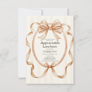 Invitation fête d'appréciation de nœud bohème, fête de gratit