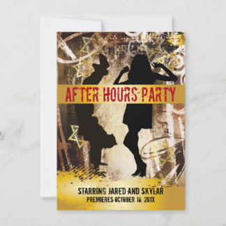 Invitation Fête d'après heures