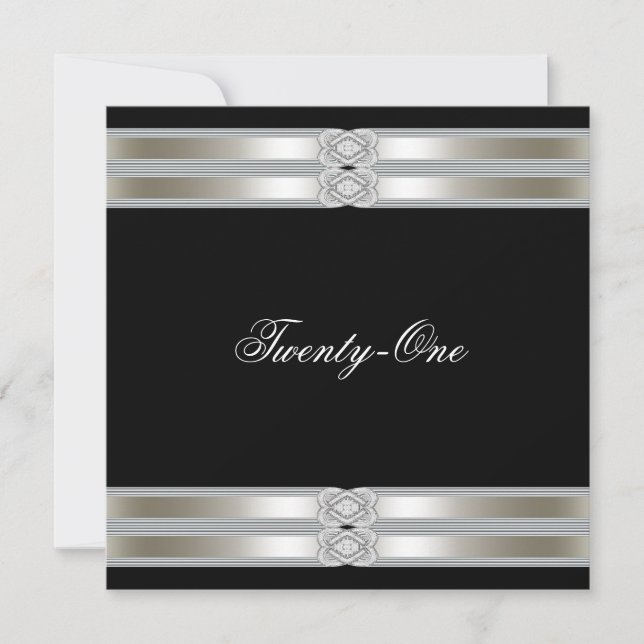 Invitation Fête de 21e anniversaire des femmes noires en arge (Devant)