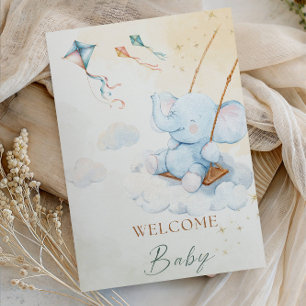 Invitation Fête de Baby Shower Bienvenue Bébé