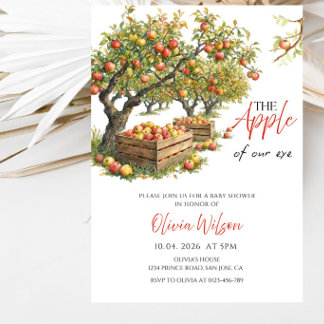 Invitation Fête de Baby Shower « La Prunelle de Nos Yeux »