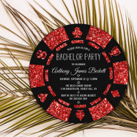 Fête de Bachelor Las Vegas Jetons de Poker Paillet