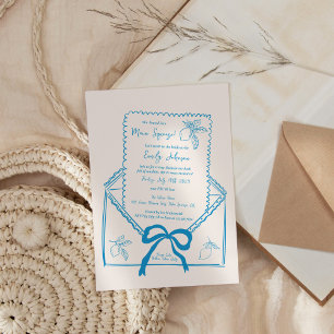 Invitation Fête de Bachelorette Méditerranéenne au citron tir