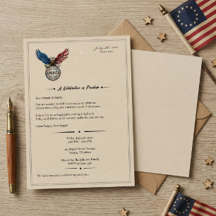 Invitation Fête de barbecue patriotique du 4 juillet édition