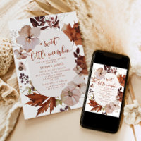 Fête de bébé automnale Boho citrouille