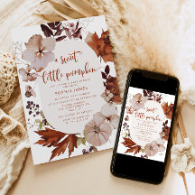 Fête de bébé automnale Boho citrouille