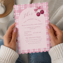 Fête de Bébé Coquette Cerise Sur Le Haut