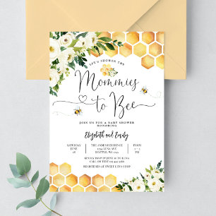Invitation Fête de bébé de genre neutre pour futures mamans
