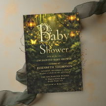 Fête de Bébé de la Forêt Enchantée de Conte de Fée