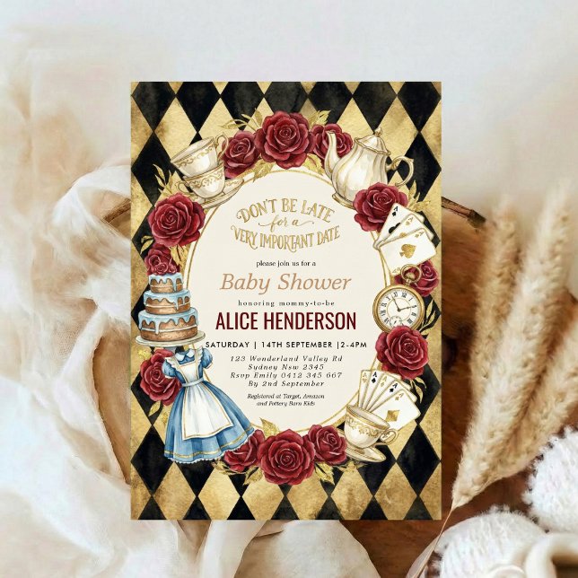 Invitation Fête de bébé de thé de jardin de conte de fées (Créateur téléchargé)