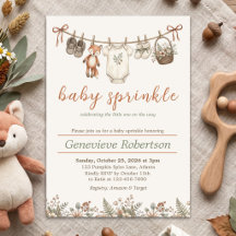 Fête de Bébé Douce Fée Renard Boisée Automne
