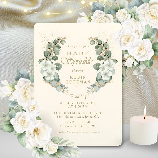 Invitation Fête de bébé élégante et neutre pour la naissance  (Créateur téléchargé)