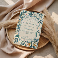 Fête de bébé florale au Cottage Teal