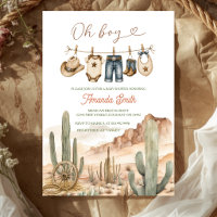 Fête de bébé Oh Boy Cactus du désert