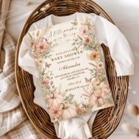 Fête de Bébé Petite Citrouille Fleur Sauvage