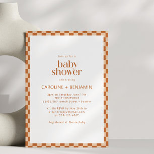 Invitation Fête de bébé pour couples Tout en un Vérification