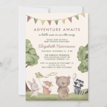 Fête de Bébé pour les Animaux de la Forêt "L'Avent