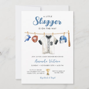 Invitation Fête de bébé pour un futur petit cogneur