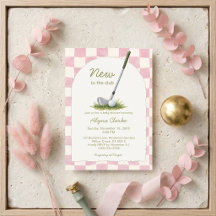 Fête de Bébé Rose & Vert Sauge Nouveau au Club de
