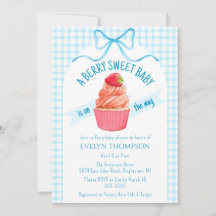 Fête de bébé thème fraise douce Cerulean 002