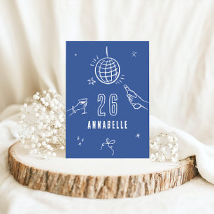 Invitation fête de boisson d'anniversaire à l'arc dessinée ma