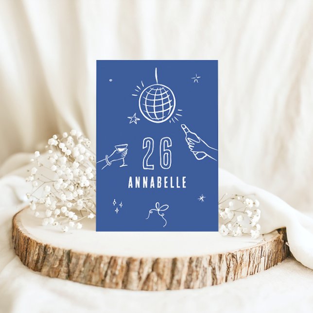 Invitation fête de boisson d'anniversaire à l'arc dessinée ma (Créateur téléchargé)