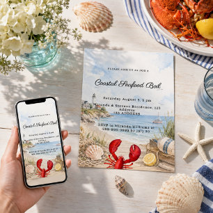 Invitation Fête de bouillabaisse côtière