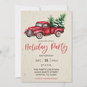 Invitation Fête de camion de vacances