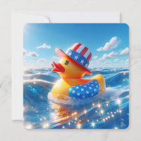 Fête de canard en caoutchouc jaune patriotique