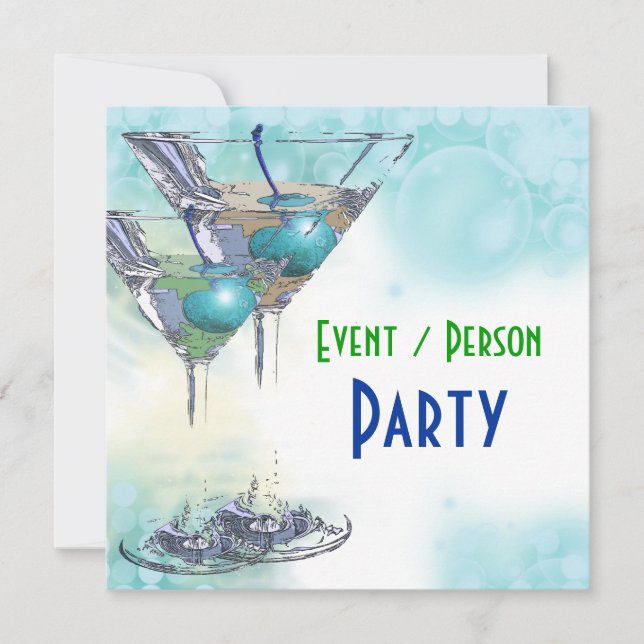 Invitation fête de célébration de 40e anniversaire PERSONNALI (Devant)