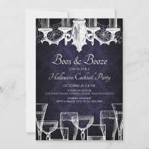 Invitation Fête de cocktail Halloween